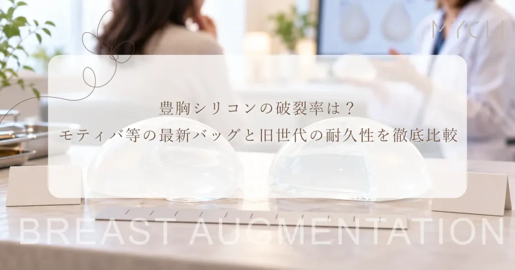 豊胸シリコンの破裂率は？モティバ等の最新バッグと旧世代の耐久性を徹底比較